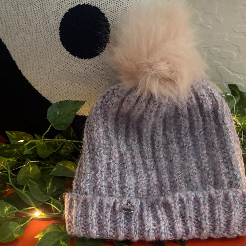 Express Lavender Knit Beanie